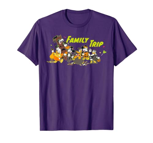 Disney Family Trip Halloween Costume Mickey & Friends T-Shirt - size chart