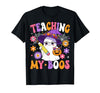 Teaching My Boos Ghost Teacher Halloween Outfits Teaching My Boos Teacher Ghost Teach Funny Halloween Teacher T-Shirt - size