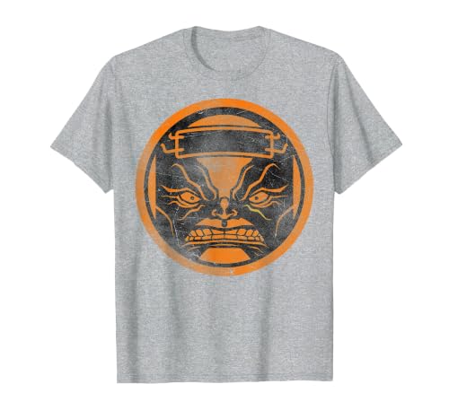 Marvel M.O.D.O.K. Orange Organism Tonal Cut-Out Halloween T-Shirt - size chart