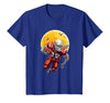 American Football Skeleton Halloween Shirt Football Fan T-Shirt - size chart