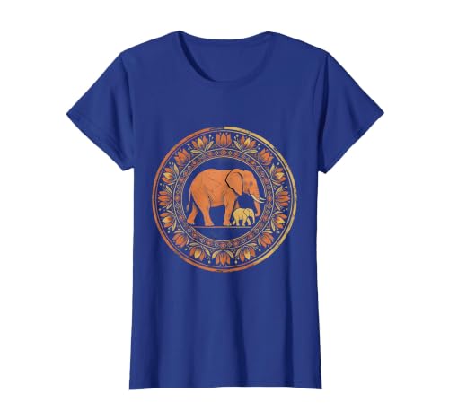 Mademark Elephant Mom and Baby Pregnancy Announcement T-Shirt - Women - size chart