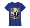 The Lovers Tarot Card Spooky Halloween Women Men The Monster Frankenstein and Bride The Lovers Tarot Card T-Shirt - size