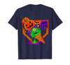 Ice Cream Drip Baseball Home Plate Halloween Tee Funny Halloween Baseball Ice Cream Drip Boys Girls Youth T-Shirt - size
