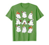 Boo Ghost Halloween Baseball Happy Halloween Baseball Lover T-Shirt - size chart
