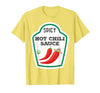 Lustige Essen & Sauce Fasching Kostüm Co. Chilli Sauce Costume Funny Fancy Dress Costumes for Men and Women T-Shirt - size