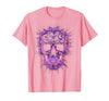Mademark Halloween Bat Swarm Skull Graphic T-Shirt - size chart
