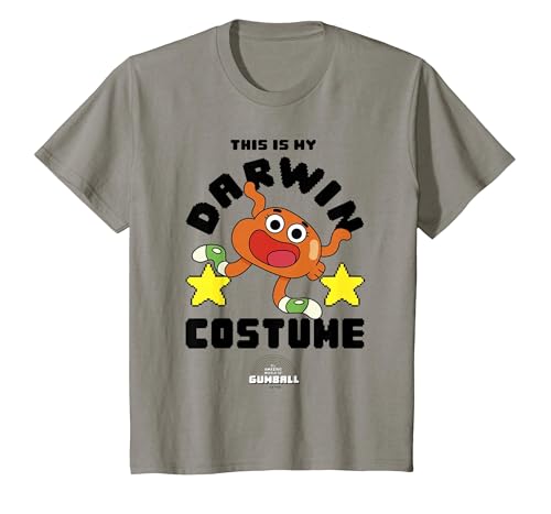 The Amazing World of Gumball This is My Darwin Costume T-Shirt - size chart