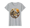 Mademark Funny Monkey Chef Flipping Pancakes Graphic Tee T-Shirt - Women - size chart
