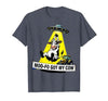 Mademark Moo-FO Got My Cow Alien Abduction Design T-Shirt - size chart