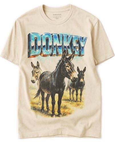 BABATEES Farm Animals Heavy Metal Tshirt for Men, Women & Farmers - 100% Natural Undyed Cotton - size chart