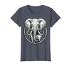 Mademark Mama Elephant and Baby Graphic Tee T-Shirt - Women - size chart