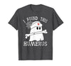 I Found This Humerus Funny Ghost Nurse Halloween T-Shirt - size chart