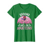 Brooms Are For Amateurs – Halloween Witch Gift Brooms are for Amateurs – Spooky Halloween Flamingo T-Shirt - size chart