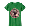 Mademark Elephant Pink Flowers Breast Cancer Awareness T-Shirt - Women - size chart