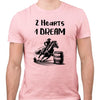 TeesAndTankYou 2 Hearts 1 Dream Horse Rider Shirt Unisex - size chart