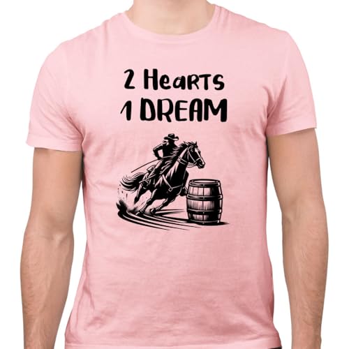 TeesAndTankYou 2 Hearts 1 Dream Horse Rider Shirt Unisex - size chart