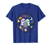Mademark Ghost & Spirits - Ghost (99 Problems All) T-Shirt - size chart