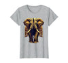 Mademark Ornate Parade Elephant Illustrated Graphic T-Shirt - Women - size chart