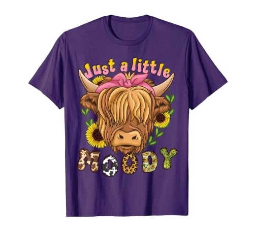 Scottish Highland Cow Lover And Owner Co. Highland Cow Scottish Highland Cow T-Shirt - size chart