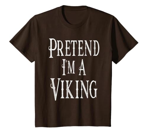 Fun and Easy Halloween Costume T-Shirts Pretend I'm A Viking - Easy Halloween Costume T-Shirt - size chart