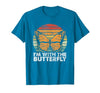 Im With Butterfly Halloween Costume Party Gift I'm with Butterfly Halloween Costume Matching Couples Party T-Shirt - size