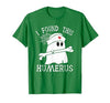 I Found This Humerus Funny Ghost Nurse Halloween T-Shirt - size chart