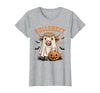 Bullsheet Highland Cow Ghost Halloween Tees Moo... I Mean Boo Bullsheet Highland Cow Ghost Halloween T-Shirt - size chart