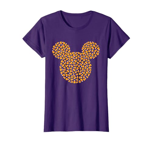 Disney Mickey Mouse Candy Corn Halloween T-Shirt - size chart