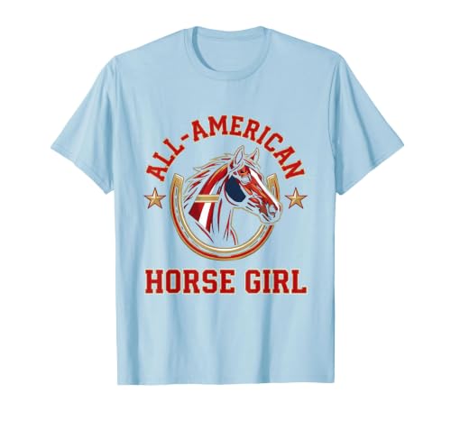Mademark All-American Horse Girl Bold Varsity Horse Design T-Shirt - Men - size chart