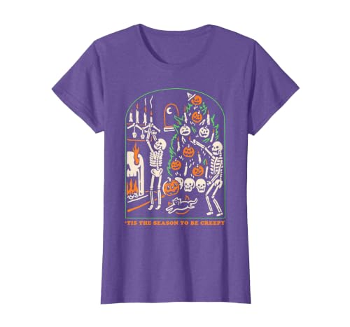 Halloween Creepy Season The Season to Be Creepy T-Shirt - size chart