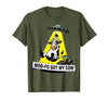 Mademark Moo-FO Got My Cow Alien Abduction Design T-Shirt - size chart