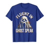 Mademark Ghost & Spirits - Ghost (99 Problems All) T-Shirt - size chart