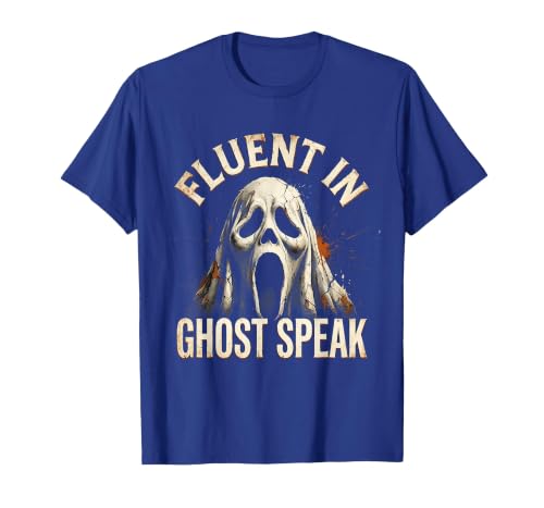 Mademark Ghost & Spirits - Ghost (99 Problems All) T-Shirt - size chart