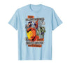 Marvel Halloween Madness Awaits the Greatest Super Heroes T-Shirt - size chart