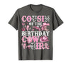 Birthday Girl CowGirl Family Matching Cousin of The Birthday Cow-Girl Rodeo Cow Girl Birthday T-Shirt - size chart