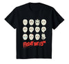 Friday The 13th Halloween Design Masks T-Shirt - size chart
