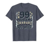 Mademark Ghost & Spirits - Ghost (99 Problems All) T-Shirt - size chart