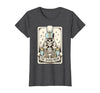 Marching Band Mom Tarot Card Skeleton Halloween Marching Band Mom Tarot Card Skeleton Mom Musical Instrument T-Shirt - size