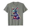 Rabbit Gaming Animal Video Games Funny Rabbit T-Shirt — design detail