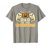 Mens Halloween Shirts For Dad Daddy Papa Men Halloween Dad of Monsters Funny Family Costume Papa Daddy T-Shirt - size chart