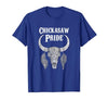 Chickasaw Pride Native American Nice Gifts Chickasaw Pride Tribe Native American Indian Buffalo T-Shirt - size chart