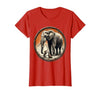 Mademark Mouse Hands Elephant a Tiny Broom Funny Animal Art T-Shirt - Women - size chart