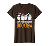 Halloween Tees for Women Men Kids Team Paraprofessional Boo Crew Ghost Halloween para Costume T-Shirt - size chart
