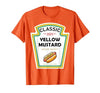Halloween 2025 Condiments Couples Costume Sauce Yellow Mustard DIY Halloween Costume Matching Groupe Mustard T-Shirt - size