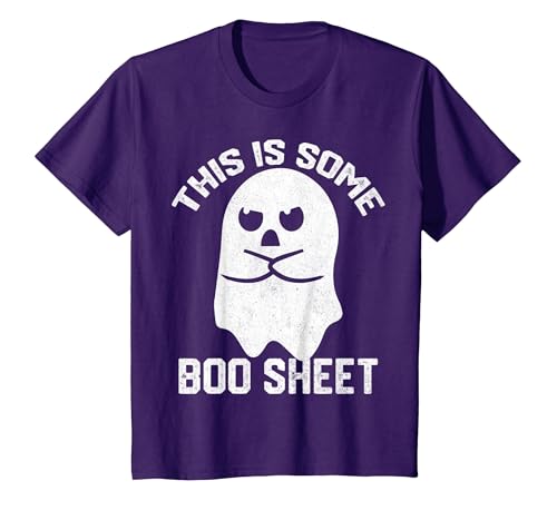 This Is Some Boo Sheet Funny Halloween Ghost This is Some Boo Sheet Halloween Angry Ghost Funny Men Women T-Shirt - size