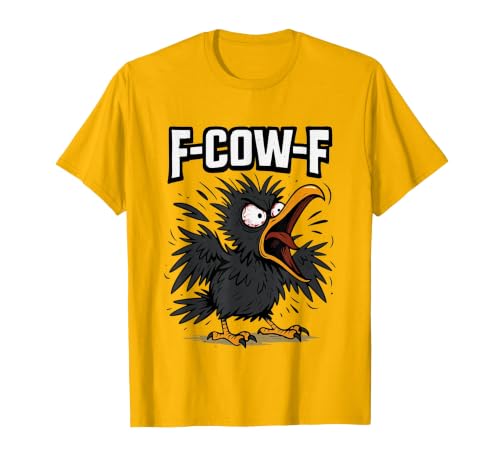 F COW F Crow F-Cow-F T-Shirt - size chart