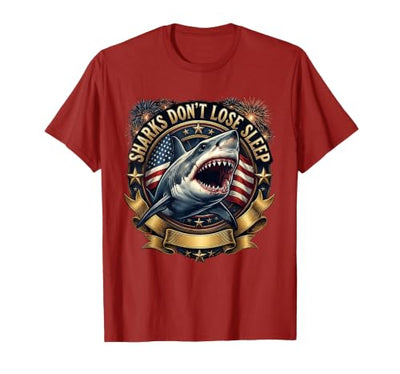 Sharks Don't Lose Sleep Bold Women's Design T-Shirt