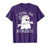 I Found This Humerus Funny Ghost Nurse Halloween T-Shirt - size chart