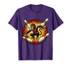 Mademark Pin Monkey Dodging Flying Pins Bowling Graphic T-Shirt - Men - size chart