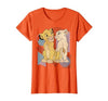 Disney Lion King Simba & Nala Meet Eyes Valentine's T-Shirt T-Shirt - size chart